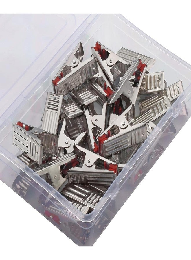COPY LINE Heavy Duty Rust Free Stainless Steel Cloth Clips/Cloth Peg/Cloth Drying Pins/Pegs for Hanger/Rods/Ropes/Drying Clothes (18 Clips with Box) - Image 1